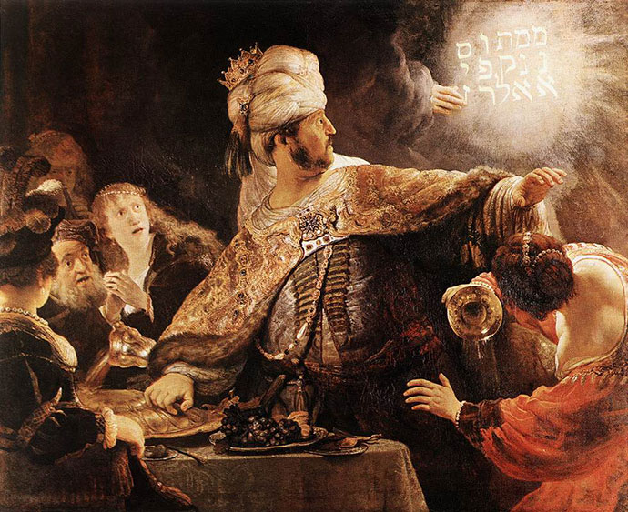 Rembrandt---Belshazzar's-Feast