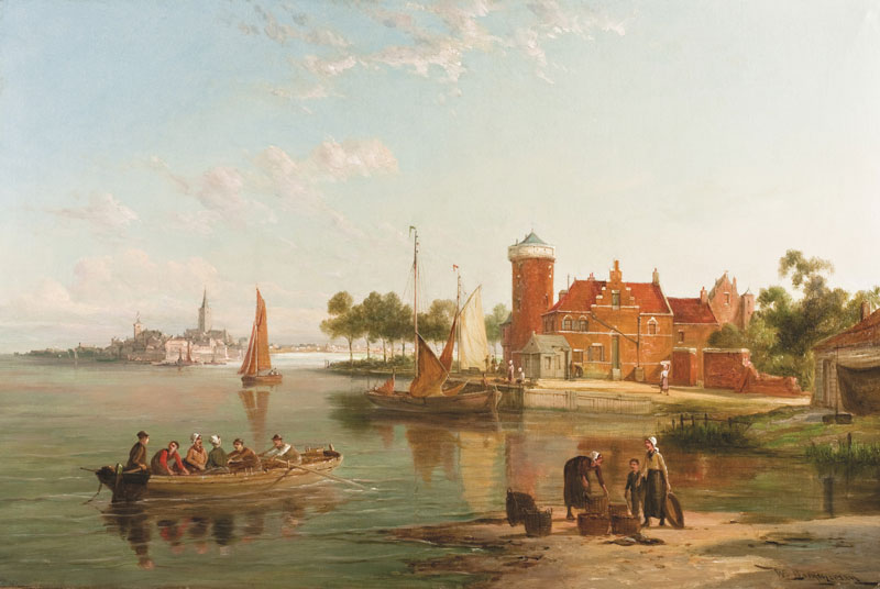 In the Zuider Zee’ by William Raymond Dommersen