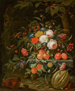 Abraham Mignon, Still Life of Flowers and Fruit