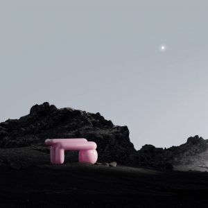 Виртуальная мебель Pink Table  Andres Reisinger  “The Shipping”. Digital Furniture Auction