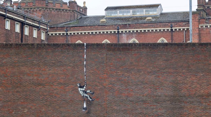 Граффити в стиле Бэнкси появилось на стенах тюрьмы, где сидел Оскар Уайльд
