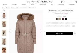 пальто Dorothy Perkins 