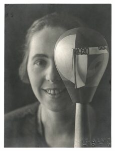 Sophie Taeuber-Arp with Dada Head, 1920