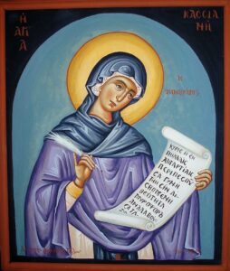 Касси́я Константинопо́льская - греческая монахиня Константинопольской церкви, основательница женского монастыря; поэтесса, композитор.