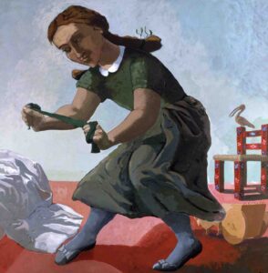 The Little Murderess 1987.  Private Collection, England © Paula Rego