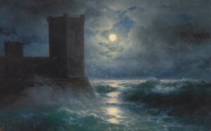 Иван Айвазовский «Генуэзские башни на Черном море»