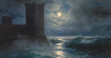 Иван Айвазовский «Генуэзские башни на Черном море»