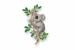Mikimoto Australia Koala Brooch