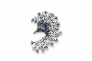 Mikimoto Australia Victoria Crowned Pigeon Brooch 2