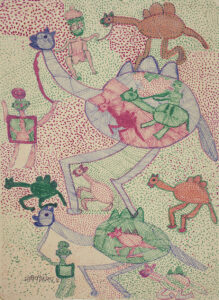 Madhvi Parekh, Kangaru,1976, 16.5 X 12.0 in. (41.9 X 30.5 cm), courtesy of the Artist and DAG