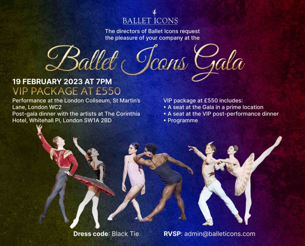 BALLET ICONS GALA 2023 – VIP PACKAGES 550 1
