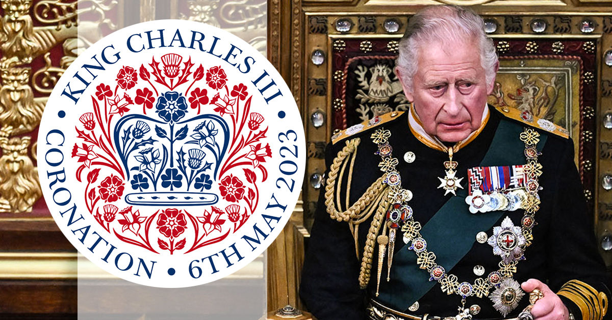 Король англии сейчас 2024. Эмблема короля. Гербовый Король. Эмблема коронации Чарльза.