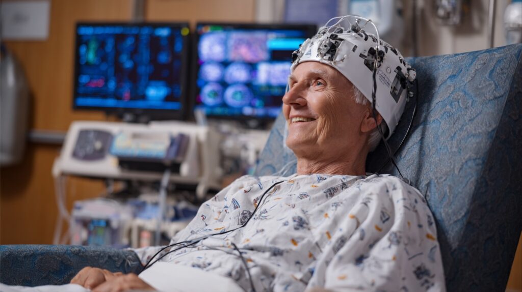 Ультразвуковой шлем для лечения болезни Паркинсона