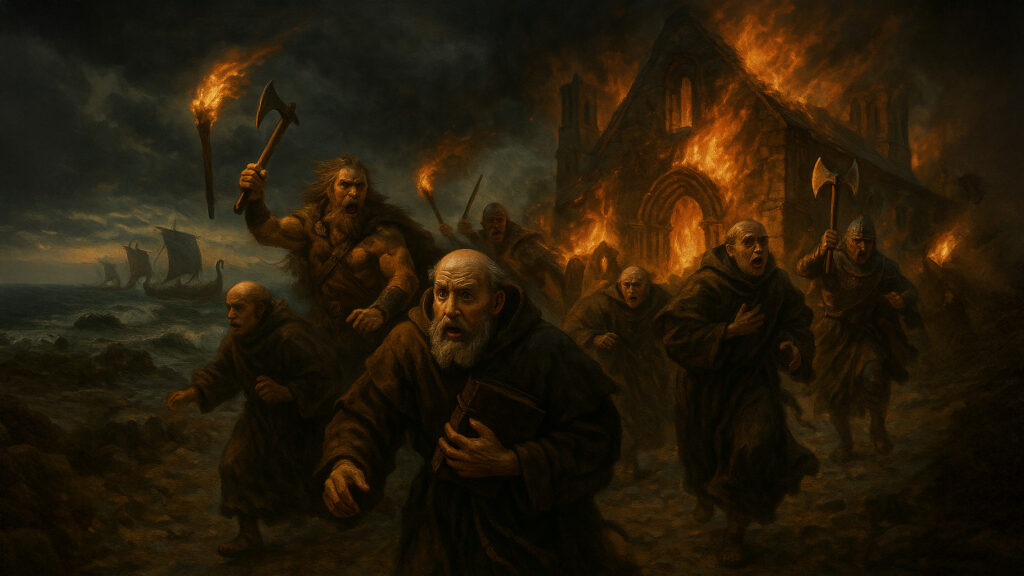 Викинги. Ограбление монастыря Линдисфарн