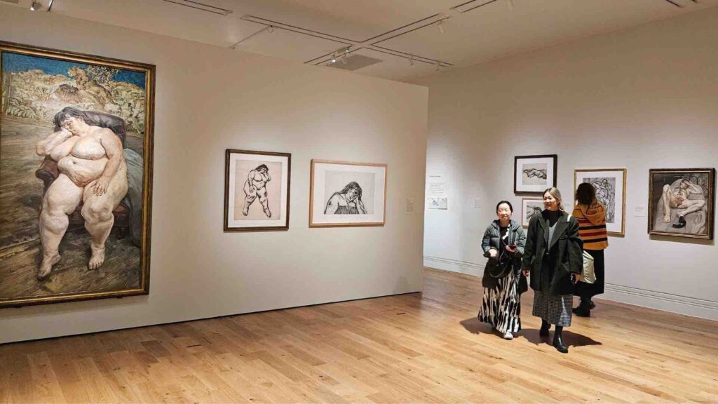 Люсьен Фрейд крупным планом