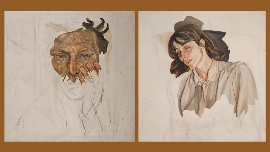 Люсьен Фрейд крупным планом