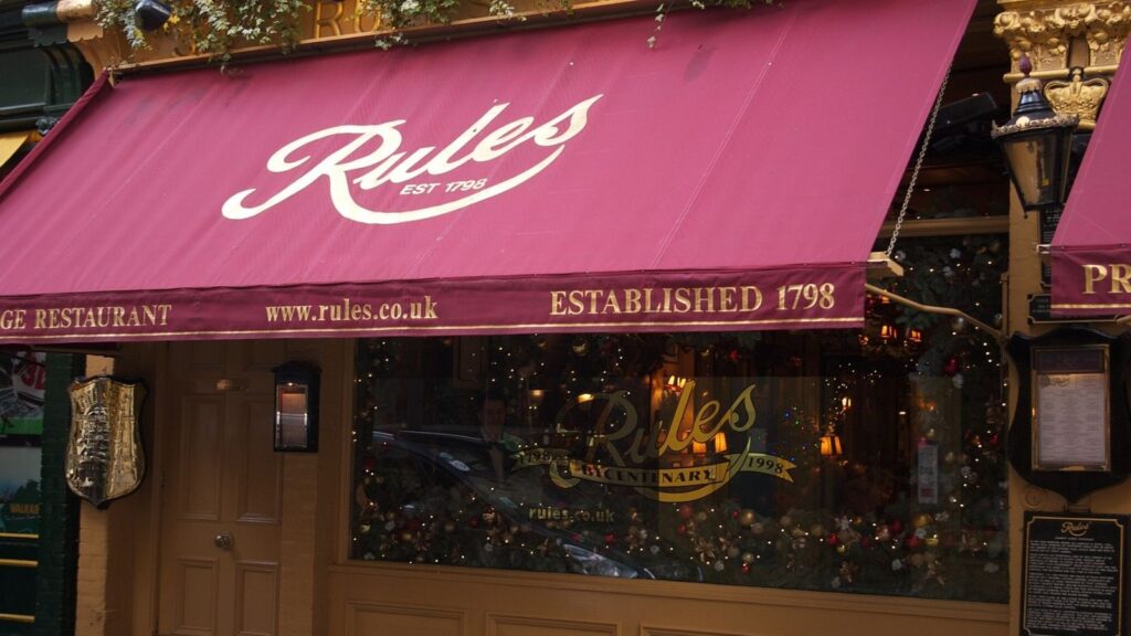 Рулз: ужин, затянувшийся на два столетия