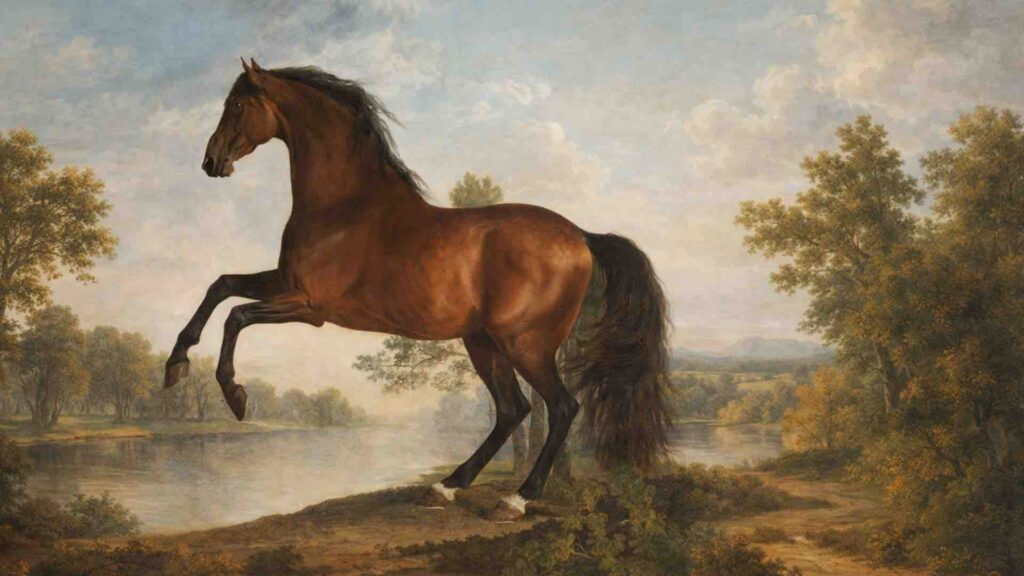 Джордж Стаббс. Портрет лошади