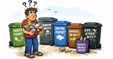Сортировка мусора в Великобритании 2026: четыре контейнера вместо хаоса
